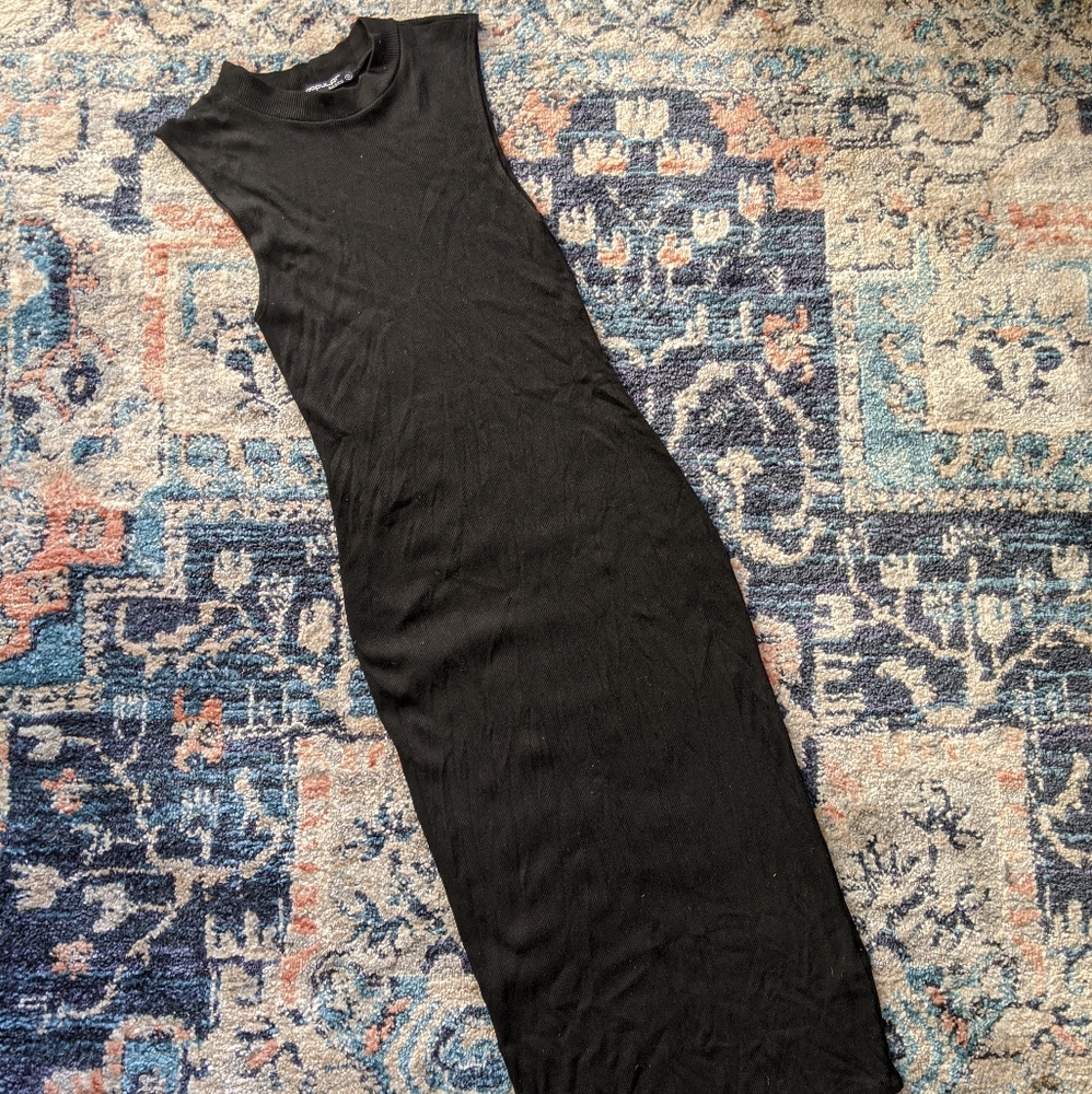 Marshalls bodicon long black dress